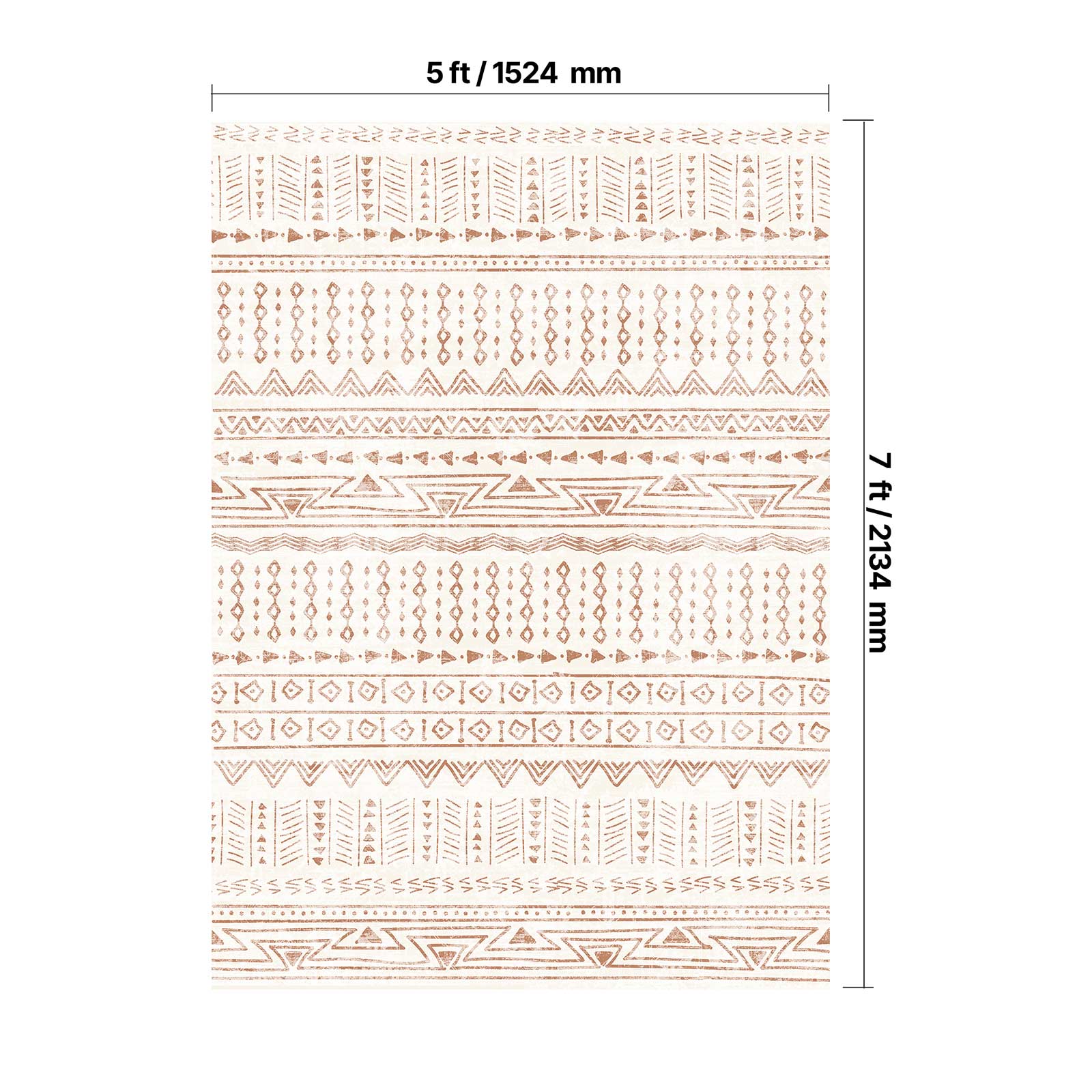 Large Area Rug 5 X 7 Ft Anti-Skid And Tear-Resistant Floor Mat Modern Beige_maomaolike.com